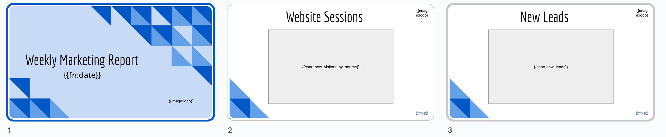 google slides report