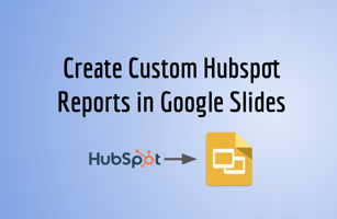generate reports with hubspot data