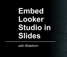 Embed Looker Studio in Slides