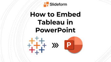 automatically pull Tableau into PowerPoint