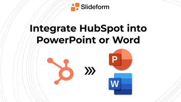 automate hubspot reports in powerpoint or word