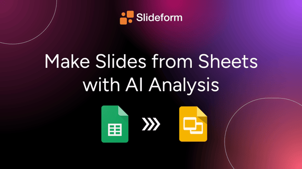 make google slides from sheets automatically