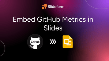 connect github analytics to slides