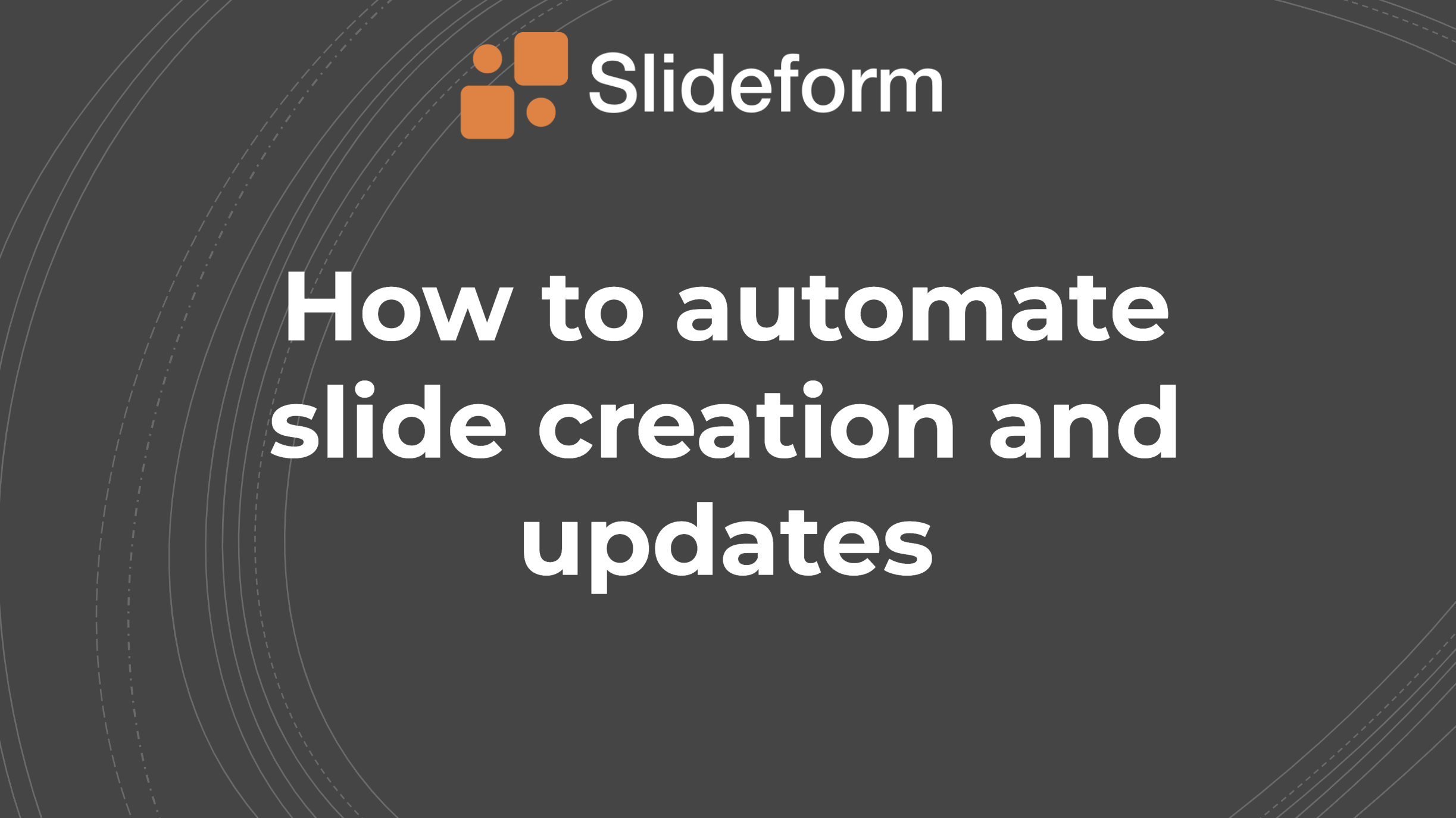 create slide decks automatically