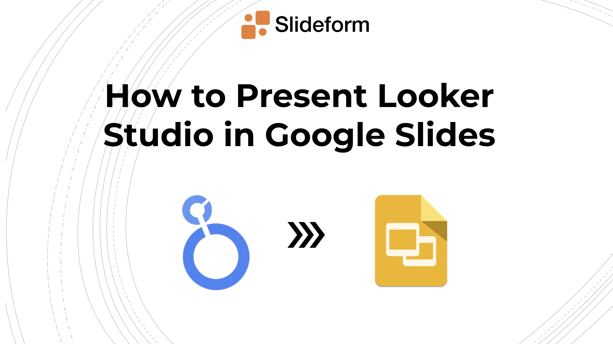 pull Looker Studio content into slides automatically