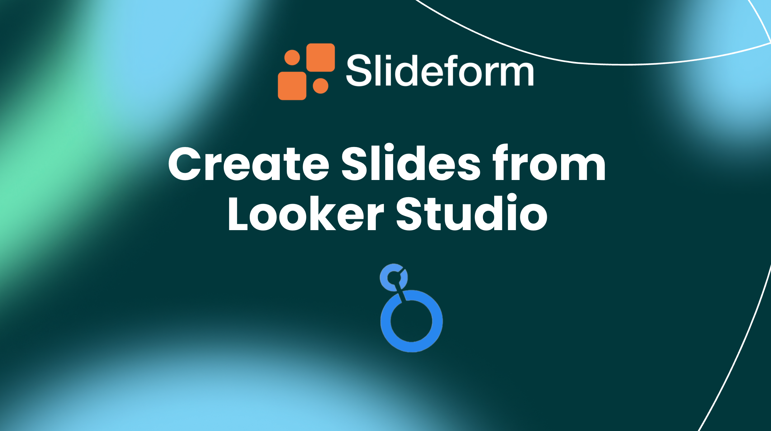 integrate Looker Studio into Slides with AI