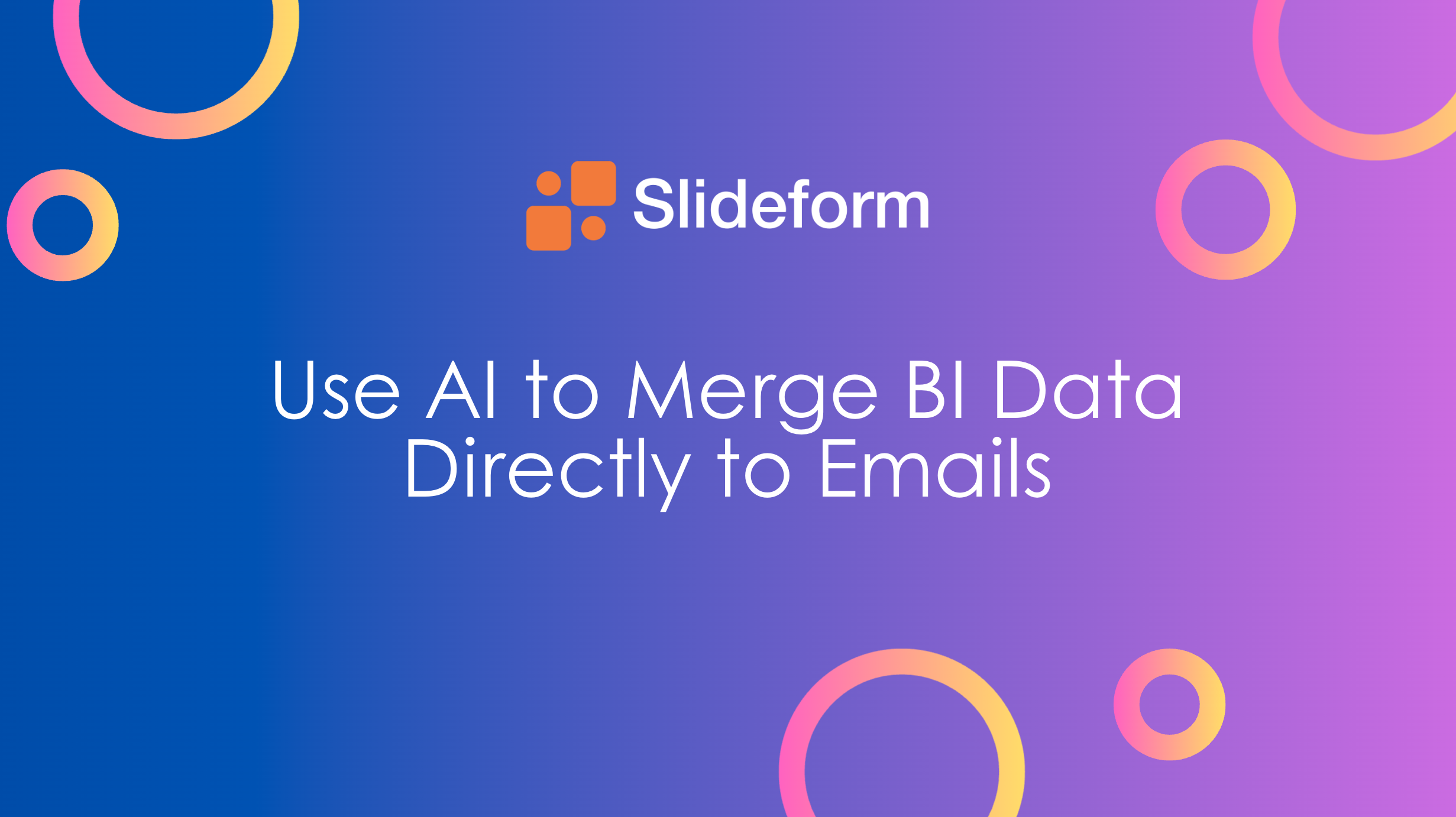 connect dashboard data to email reports automatically